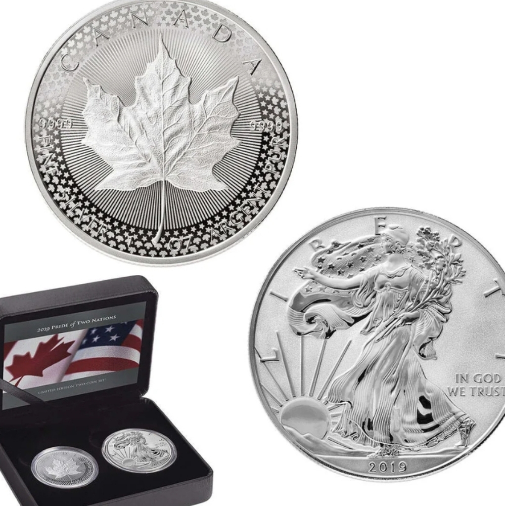 2019 RCM $1 Pride Of Two Nations - Pure Silver 2-Coin Set